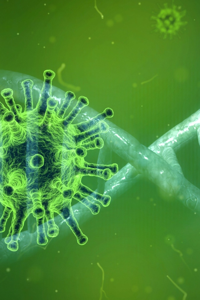 Зеленые коронавирусы COVID-19 в РНК