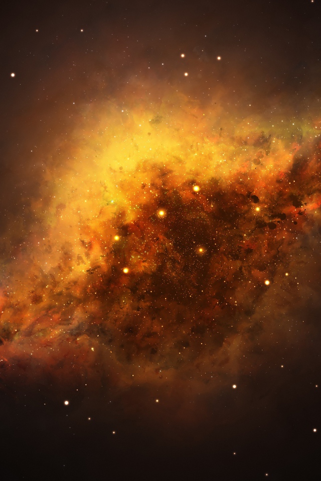 Яркий млечный путь в бескрайнем небе 