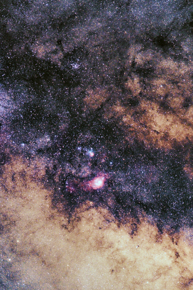 Milky way closeup