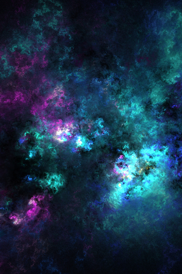 Разноцветный абстрактный космос