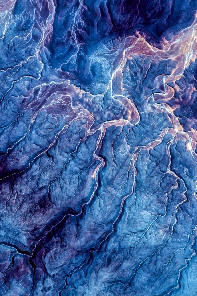 Вид на поверхность земли из космоса 