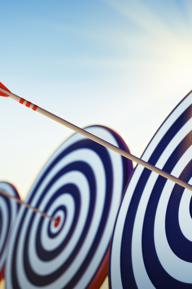 Мишени для стрельбы из лука со стрелой