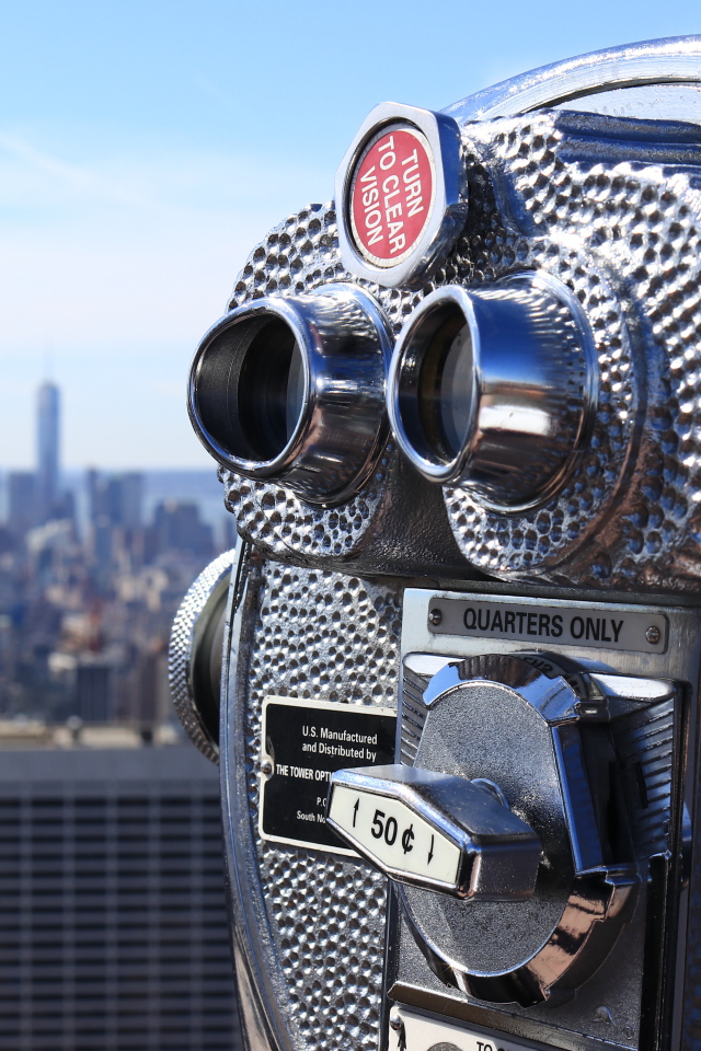 Бинокль для просмотра достопримечательностей 