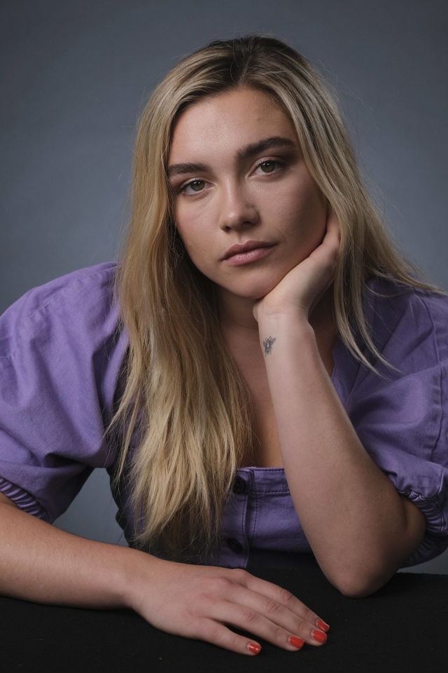 Британска актриса Флоренс Пью с татуировкой на руке