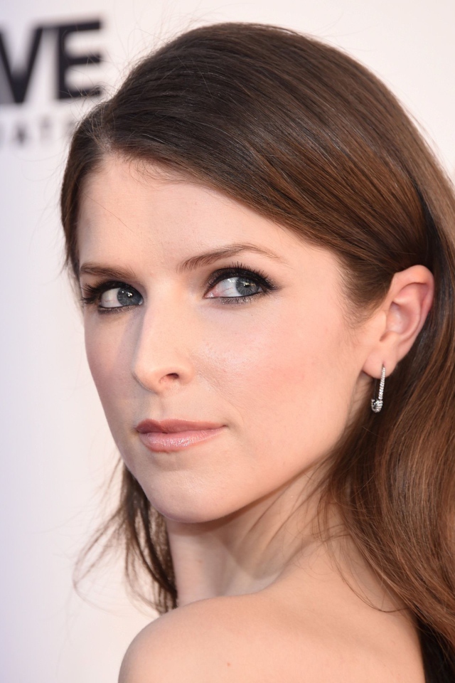 Лицо актрисы Анны Кендрик