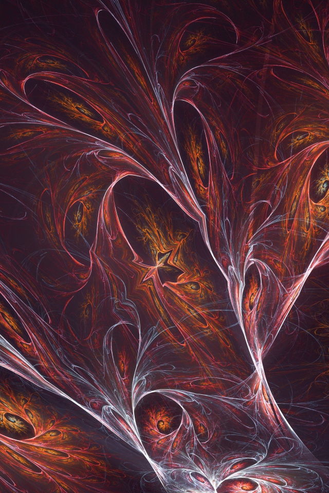 Красивый размытый узор с неоном 