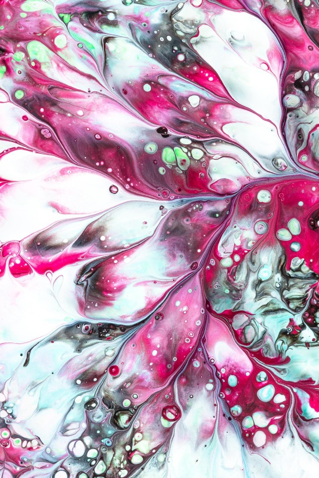 Красивый разноцветный узор абстракция