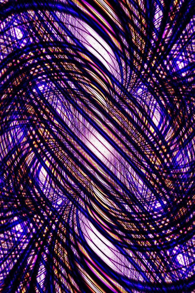 Красивый фиолетовый фрактальный узор