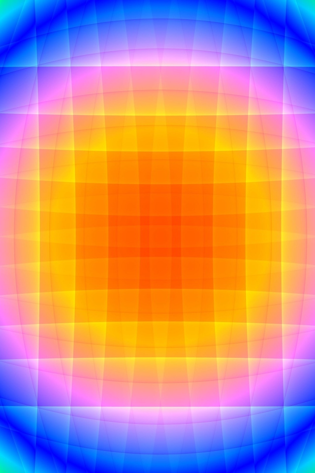 Красивый радужный круг 