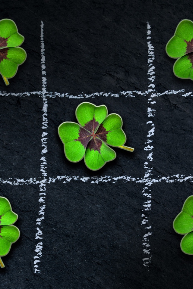 Четырехлистный клевер на игре 3д графика