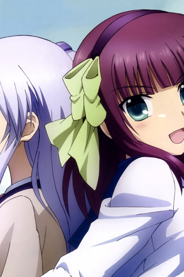 Две девушки аниме Angel Beats! Yusa