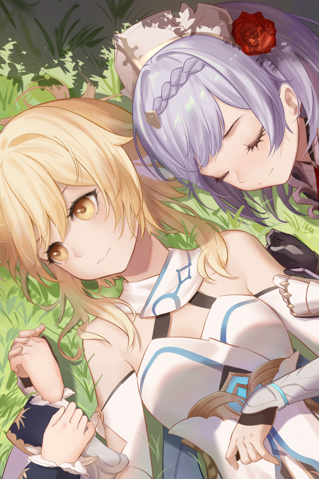 Молодые девушки аниме Genshin Impact