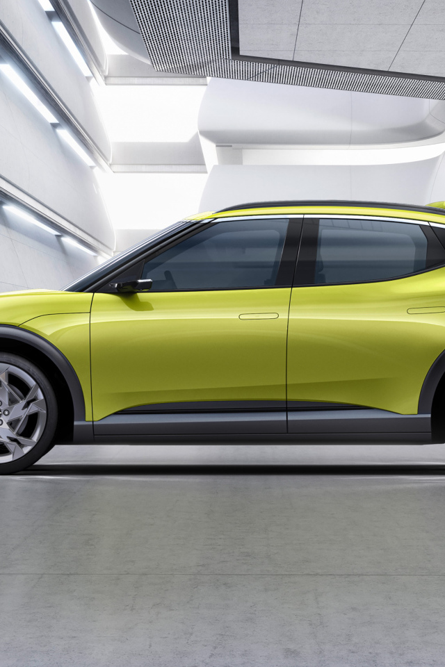 Автомобиль  Genesis GV60, 2021 года вид сбоку