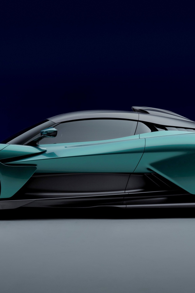 Спорткар Aston Martin Valhalla 2021 года вид сбоку