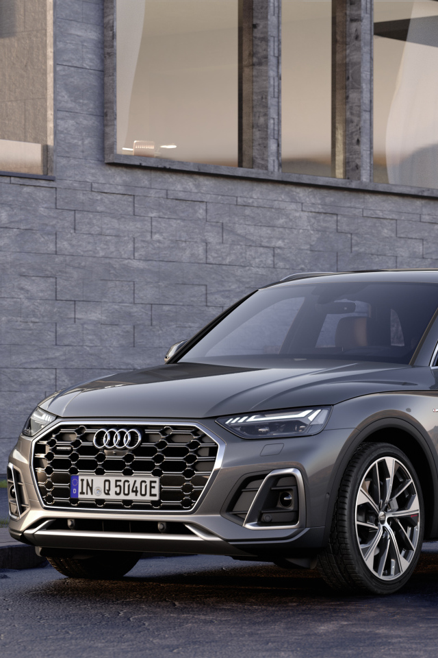 Автомобиль Audi Q5 55 TFSI E Quattro S Line у дома