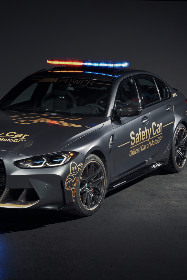 Автомобиль BMW M3 Competition MotoGP Safety Car 2021 года