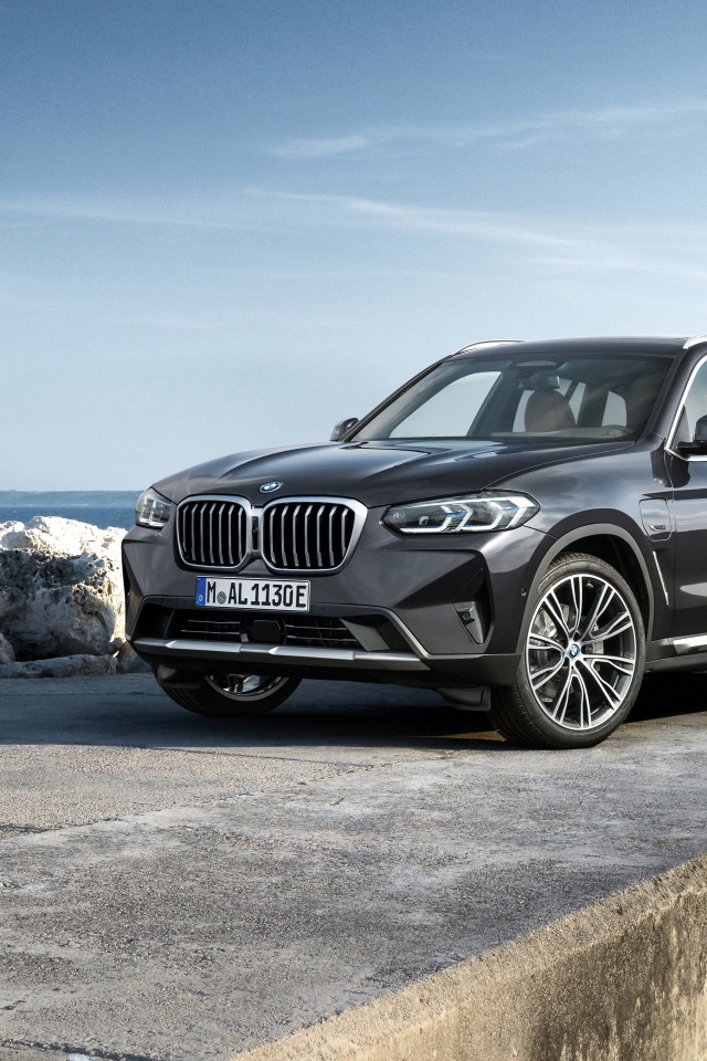 Автомобиль BMW X3 XDrive30e 2021 года у моря