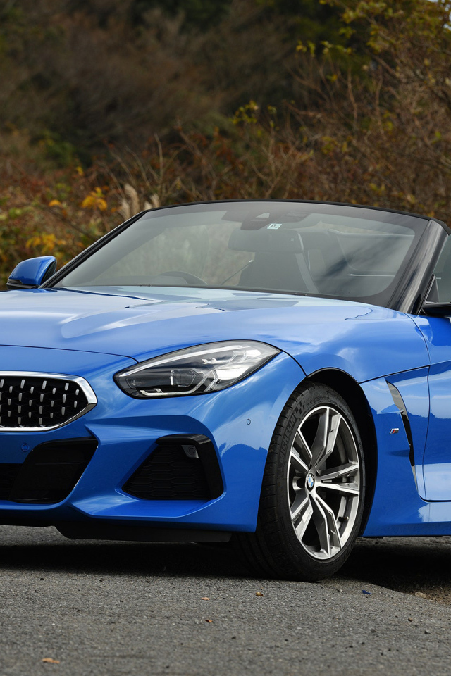 Синий кабриолет  BMW Z4 SDrive20i M Sport