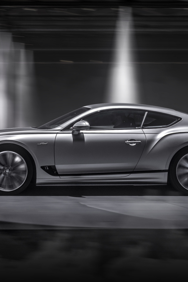 Автомобиль Bentley Continental GT Speed 2021 года вид сбоку