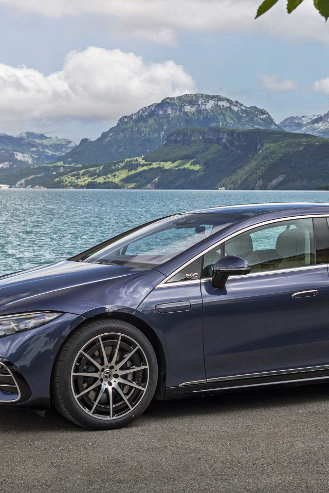 Автомобиль Mercedes-Benz EQS 450+ AMG Line 2021 года в Норвегии