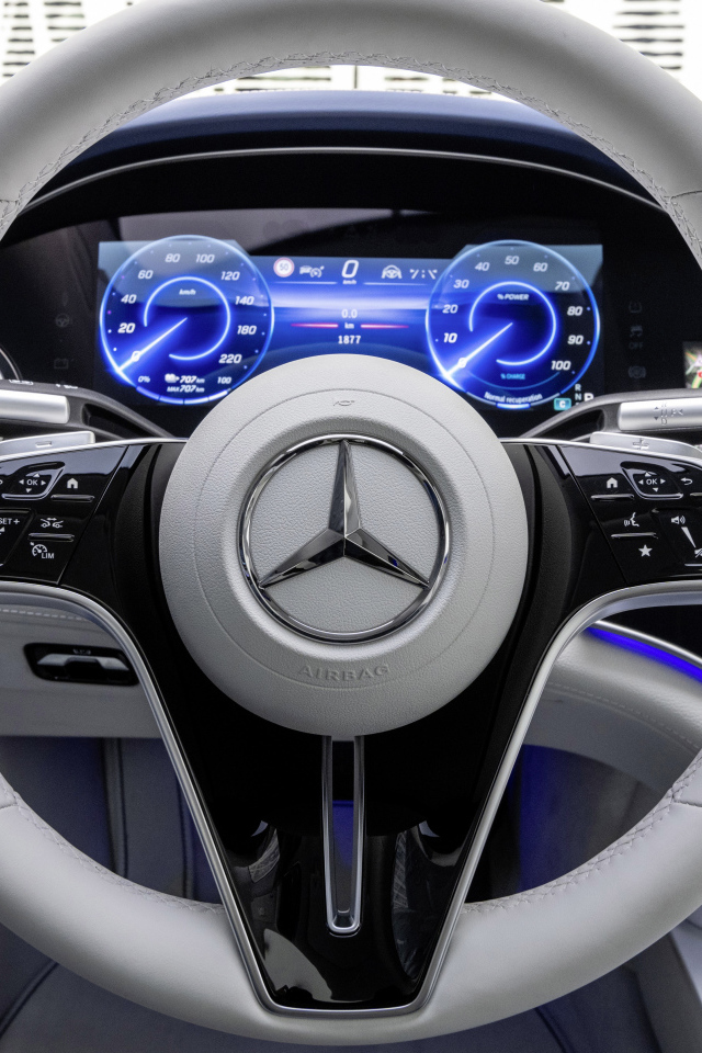 Руль автомобиля Mercedes-Benz EQS 450+ AMG Line 2021 года
