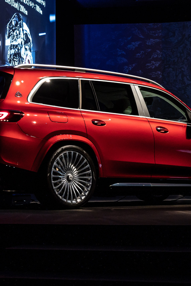 Автомобиль Mercedes-Maybach GLS 600 4MATIC 2021 года вид сзади