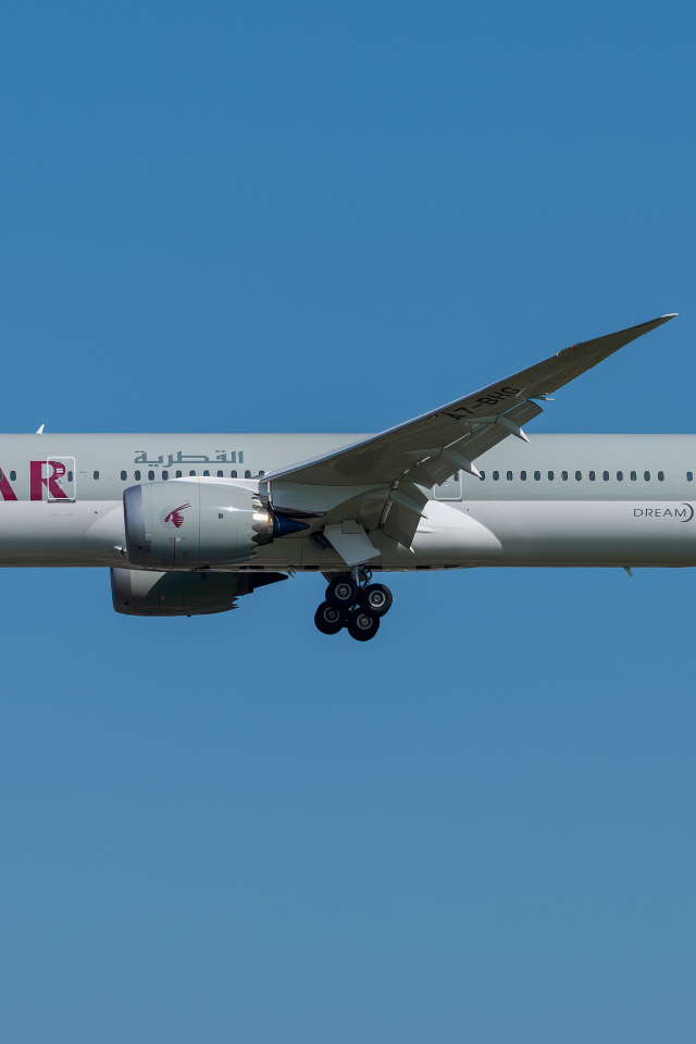 Пассажирский Boeing 787-9 авиакомпании Qatar Airways