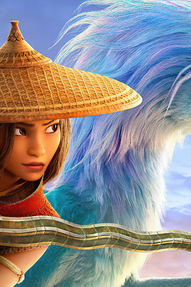 Райя и дракон крупным планом