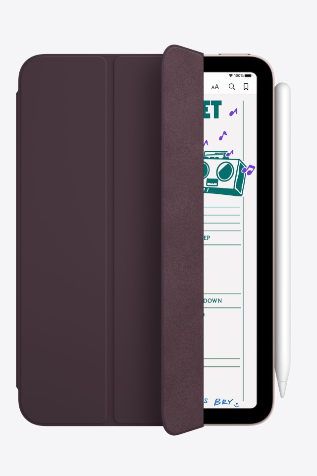 Новый iPad Mini 2021 года в кожаном чехле