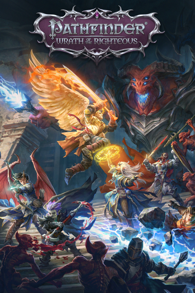 Постер новой компьютерной игры  Pathfinder: Wrath of the Righteous, 2021