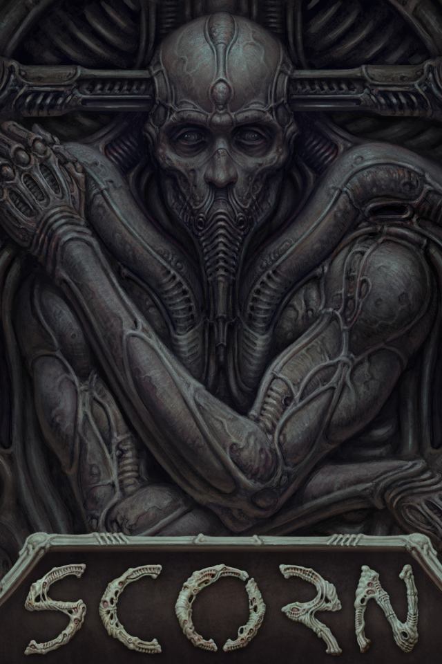 Постер компьютерной игры Scorn, 2021