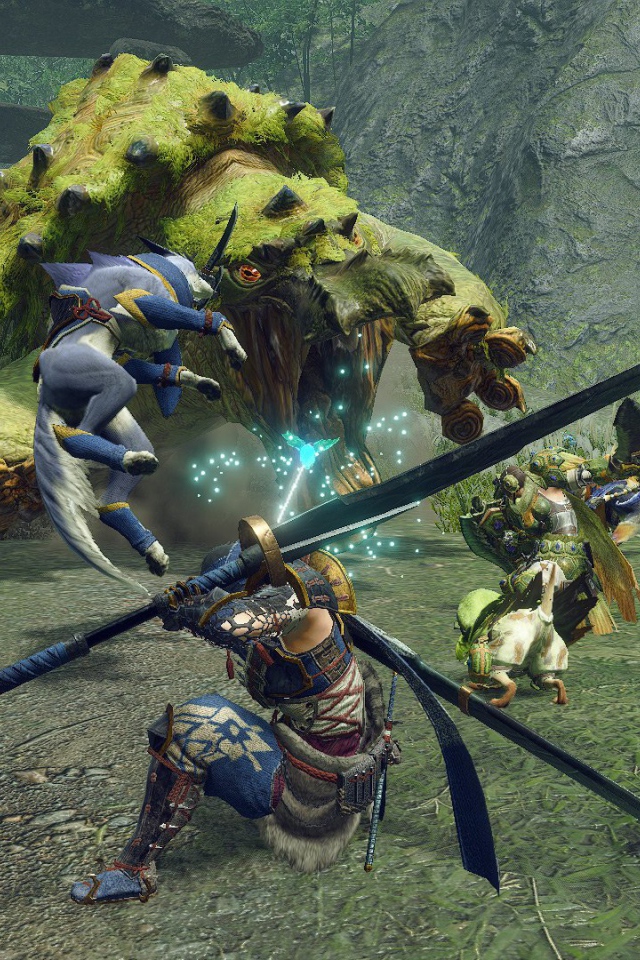 Скриншот игры Monster Hunter Rise, 2021