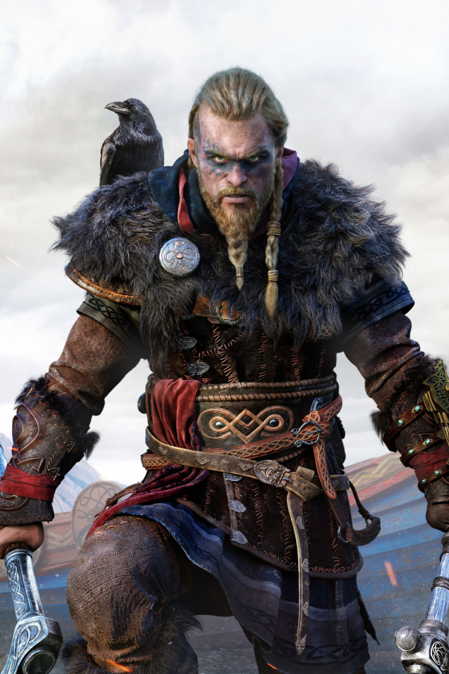 Викинг из компьютерной игры Assassin’s Creed Valhalla