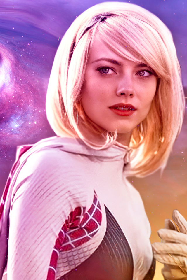 Актриса Эмма Стоун в новом фильме Человек-паук: Нет пути домой, 2021