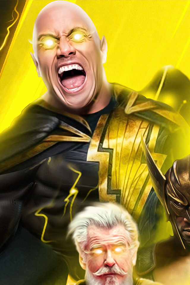 Постер нового фильма Чёрный Адам, 2022