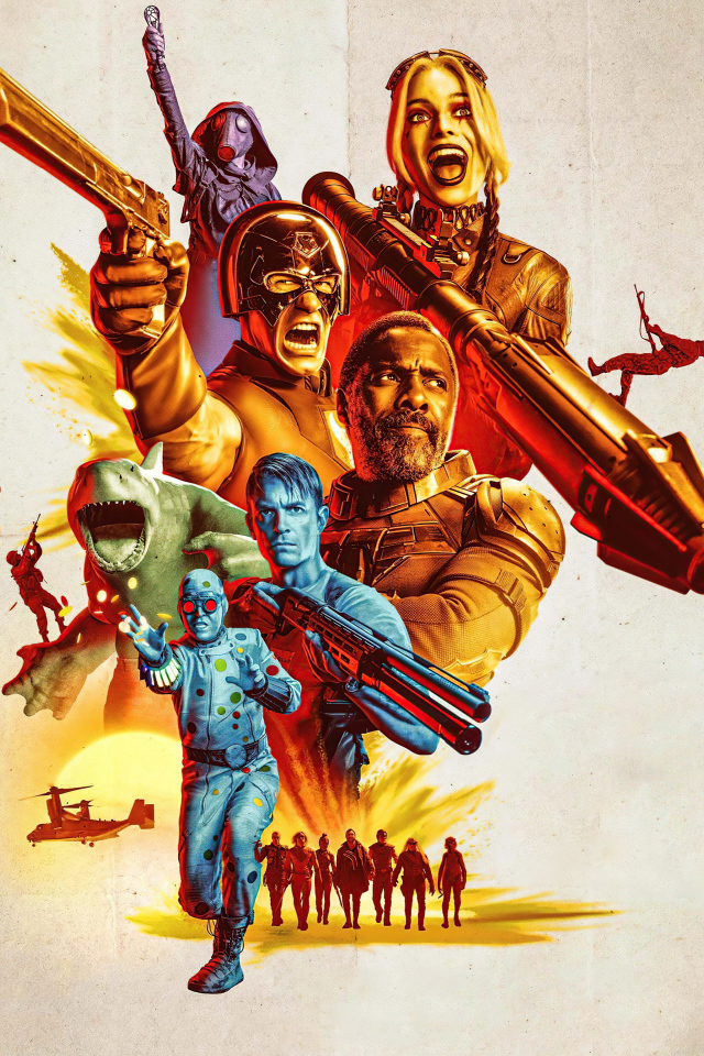 Яркий постер нового фильма  Отряд самоубийц: Миссия навылет, 2021