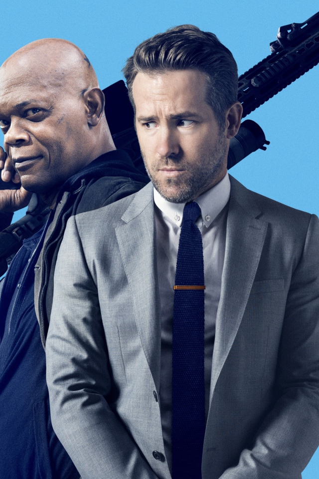 Главные герои фильма Телохранитель жены киллера, 2021