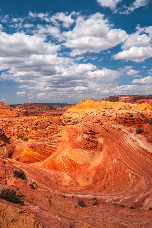 Красивый вид на каньон под красивым небом 