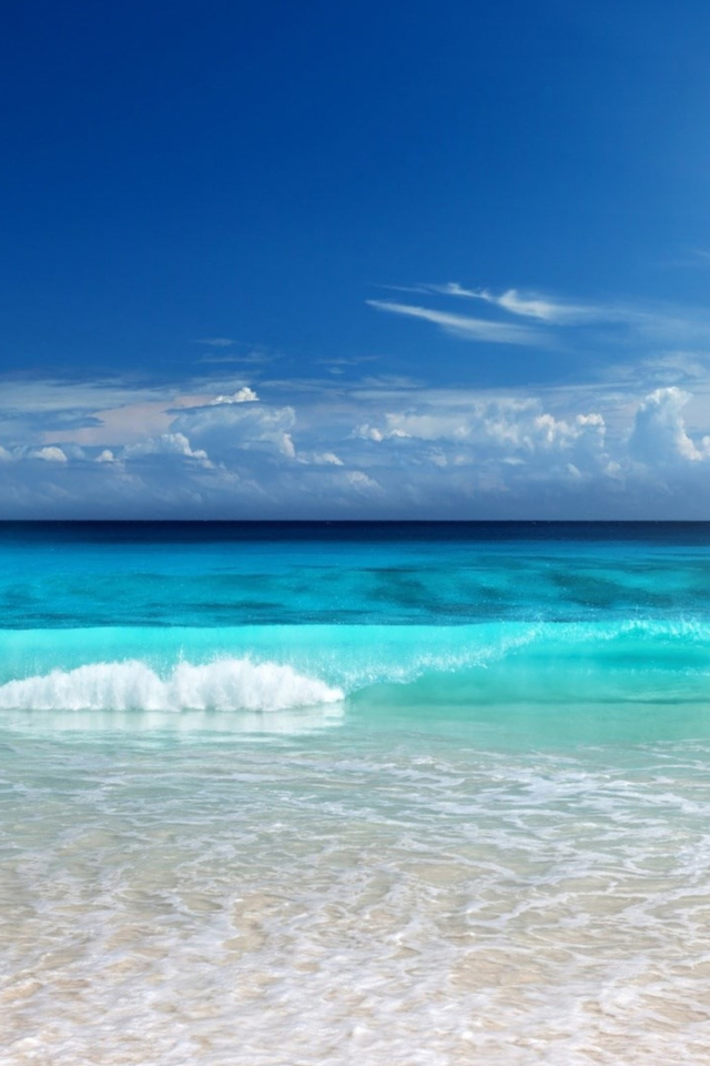 Красивый вид на морской горизонт 