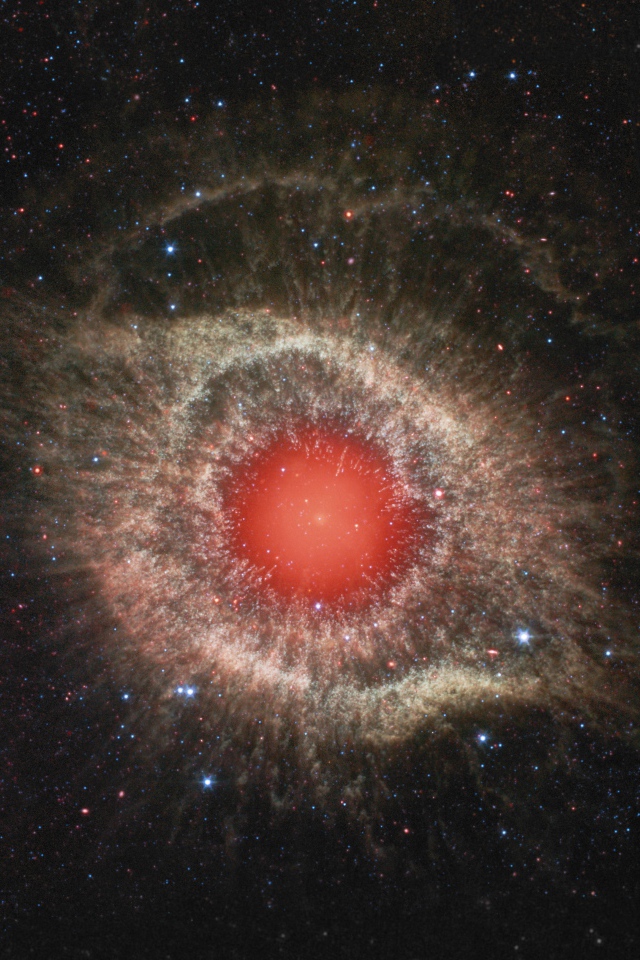 Космическая дыра в черном небе 