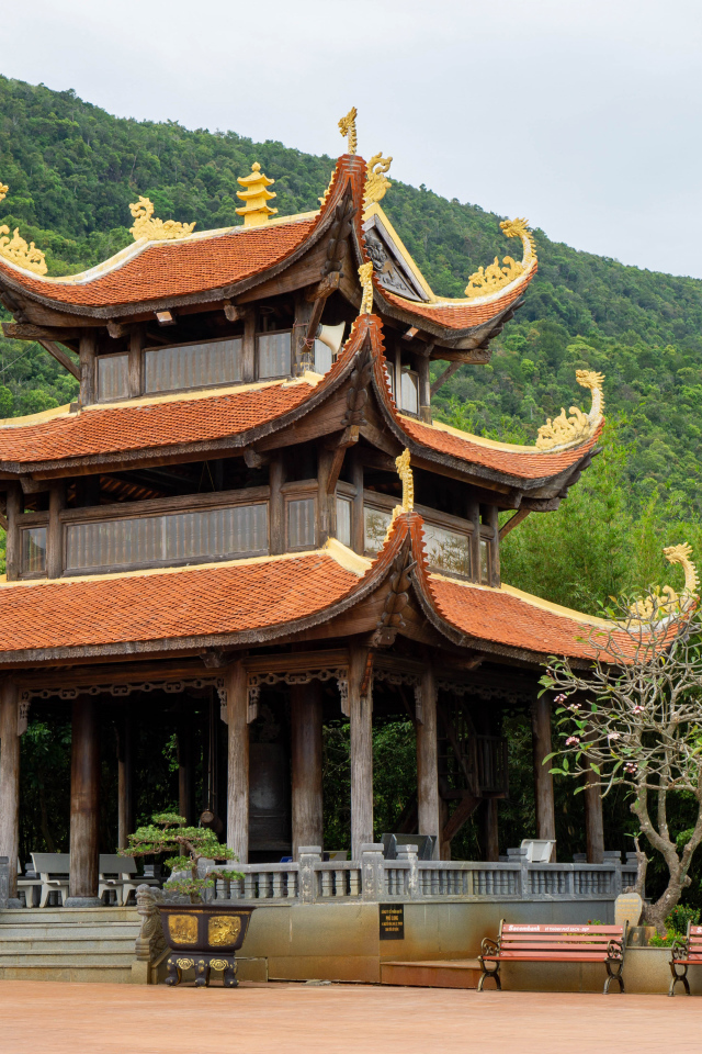 Красивый старинный храм, Вьетнам