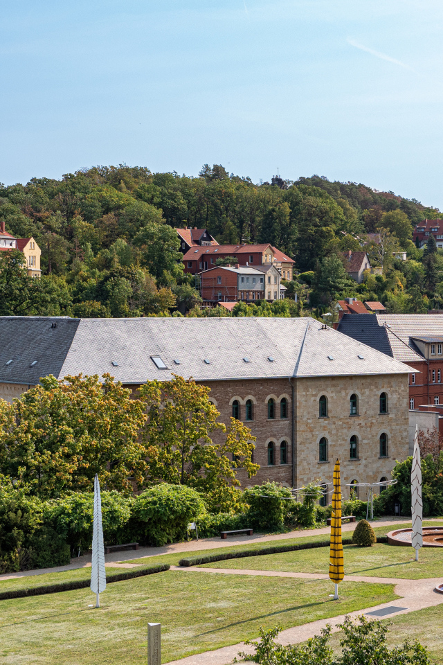Дома у парка в городе Бланкенбург, Германия
