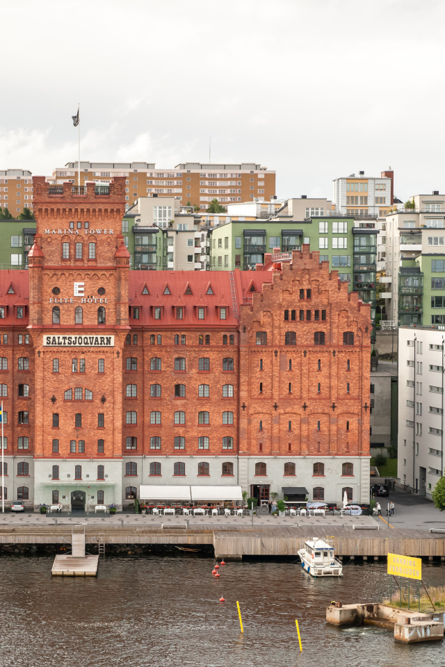 Красивый дом в городе Стокгольм, Швеция
