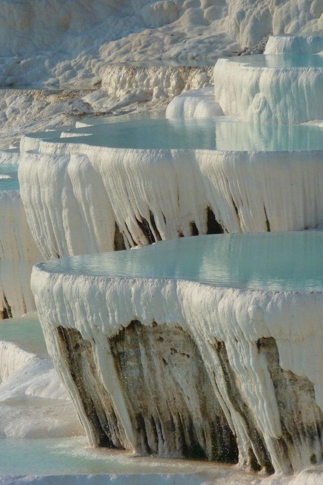 Бассейны Памуккале в Турции