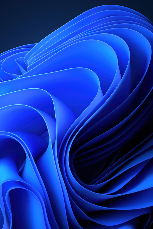 Красивый яркий синий узор на сером фоне