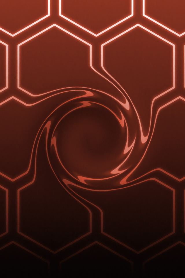 Шестиугольная сетка коричневого цвета