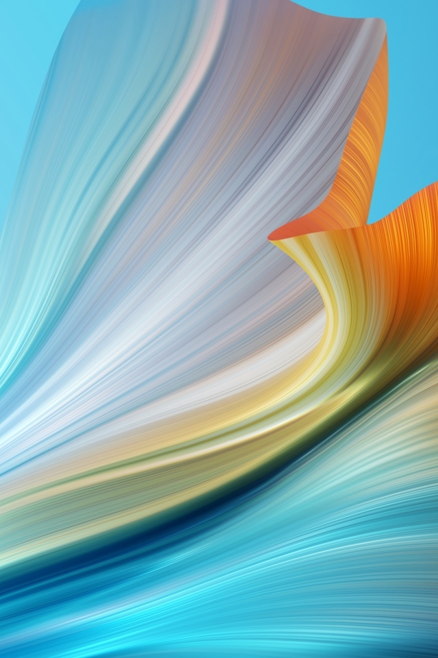 Градиентный рисунок на голубом фоне