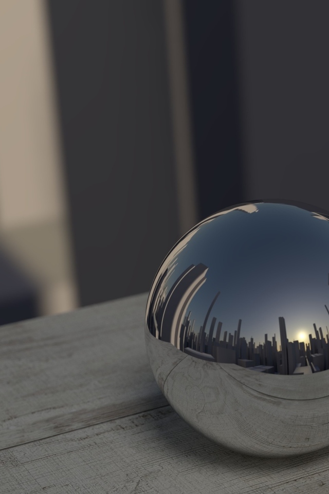 Большой стальной шар 