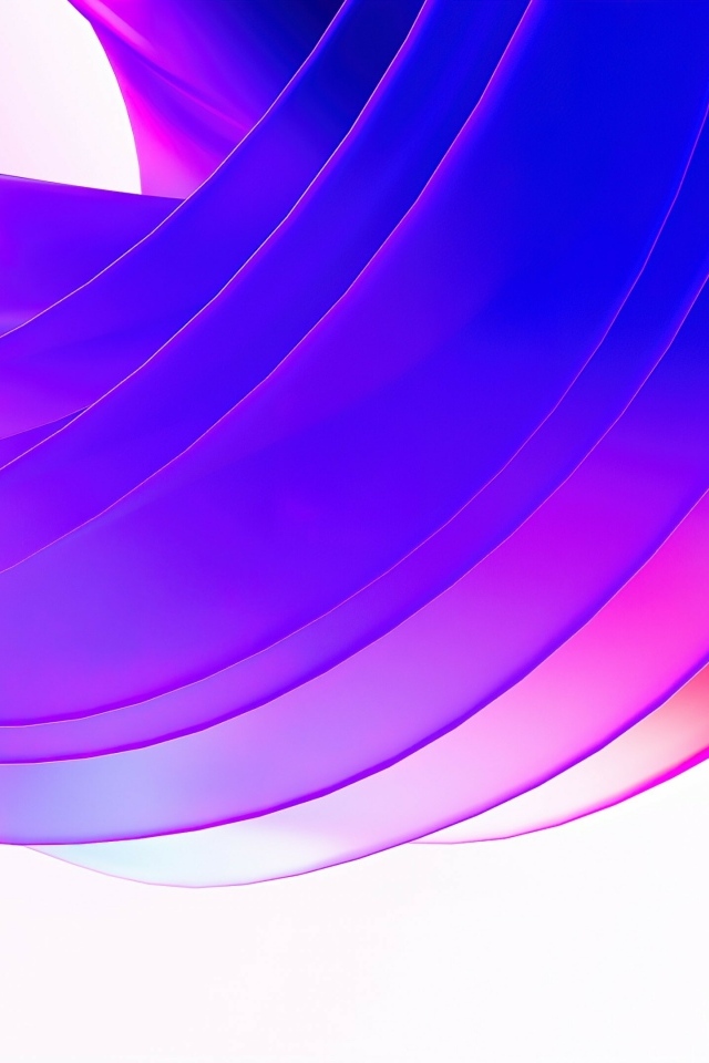 Сиреневые волны на белом фоне