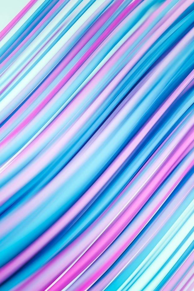 Разноцветные волнистые линии на белом фоне